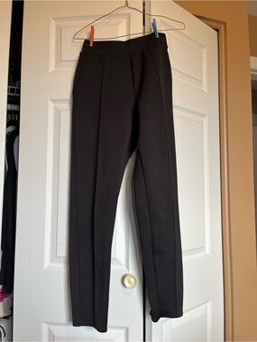 Zella Black Straight-Leg Ponte Pants